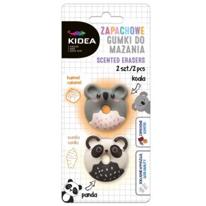 Gumka do mazania zapachowa 2szt panda koala