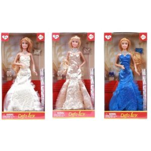 Lalka defa- w sukni balowej