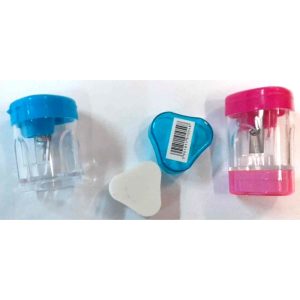 Temperówka + gumka z pojemnikiem