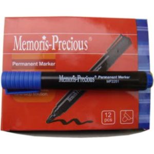 Marker niebieski okragły