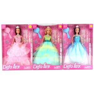 Lalka defa w sukni balowej