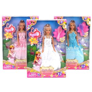 Lalka defa w sukni balowej