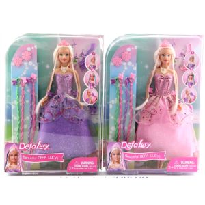 Lalka defa z warkoczykami